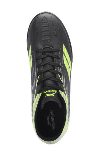 Slazenger CAMBLY Erkek Çocuk Futbol Ayakkabıları Siyah - Yeşil - Thumbnail