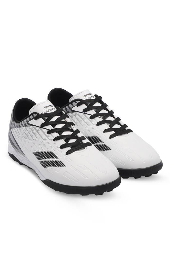 Slazenger CAMBLY Erkek Futbol Ayakkabıları Beyaz - Siyah