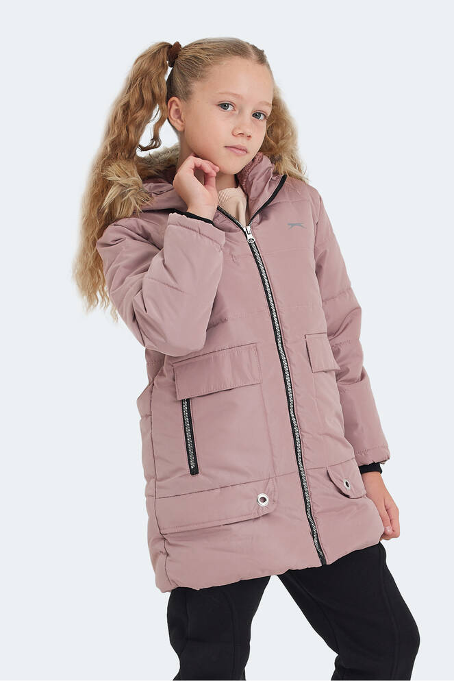 Slazenger CAMELIA Girls' Coat & Jacket Powder