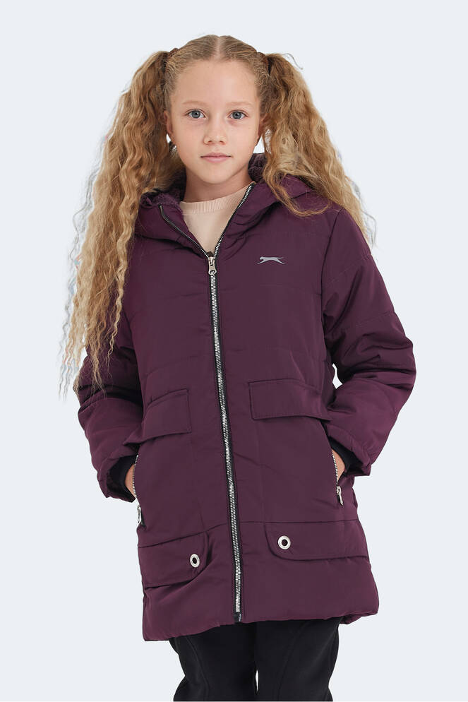 Slazenger CAMELIA Kız Çocuk Mont & Ceket Mor