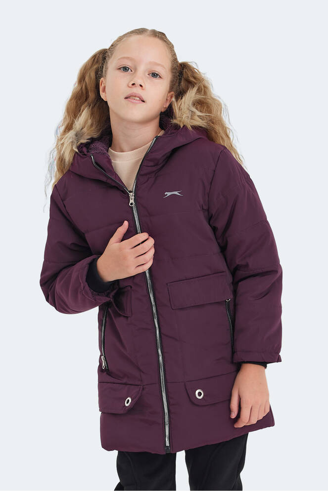 Slazenger CAMELIA Kız Çocuk Mont & Ceket Mor