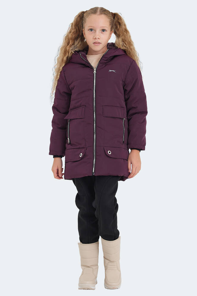 Slazenger CAMELIA Kız Çocuk Mont & Ceket Mor
