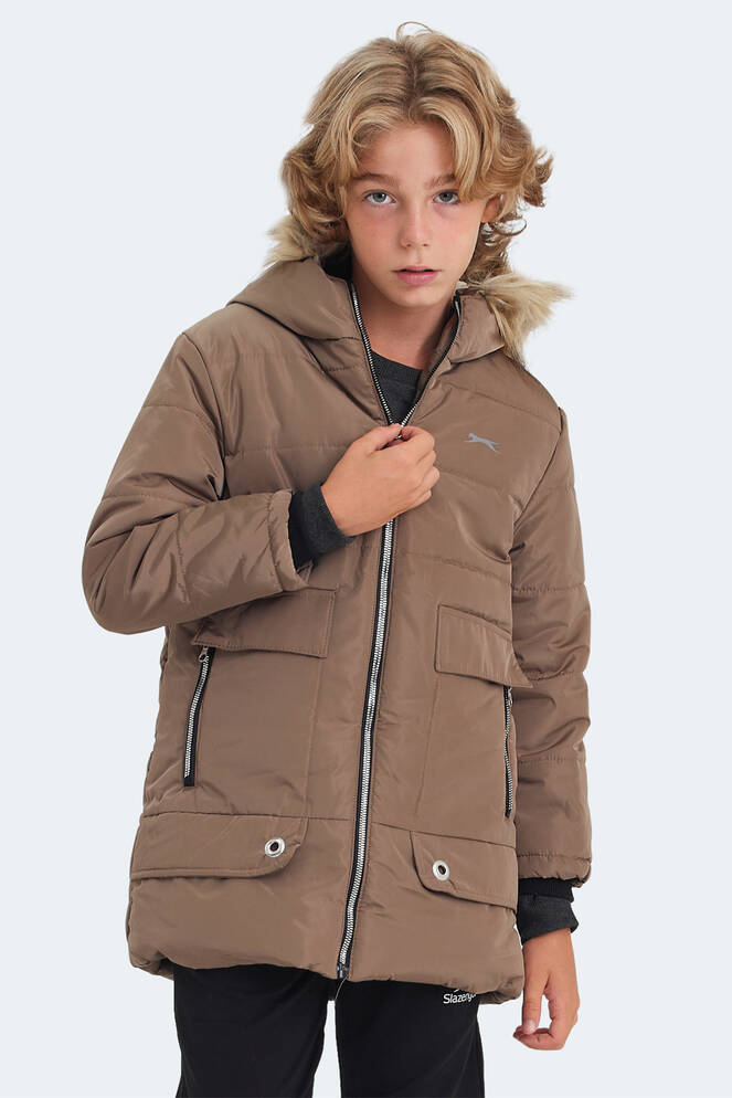 Slazenger CAMELIA Unisex Çocuk Mont & Ceket Bej
