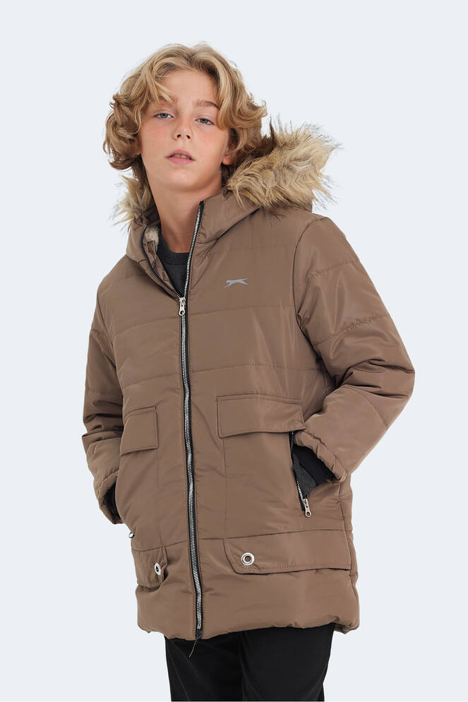 Slazenger CAMELIA Unisex Çocuk Mont & Ceket Bej