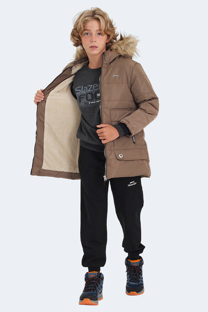 Slazenger CAMELIA Unisex Çocuk Mont & Ceket Bej