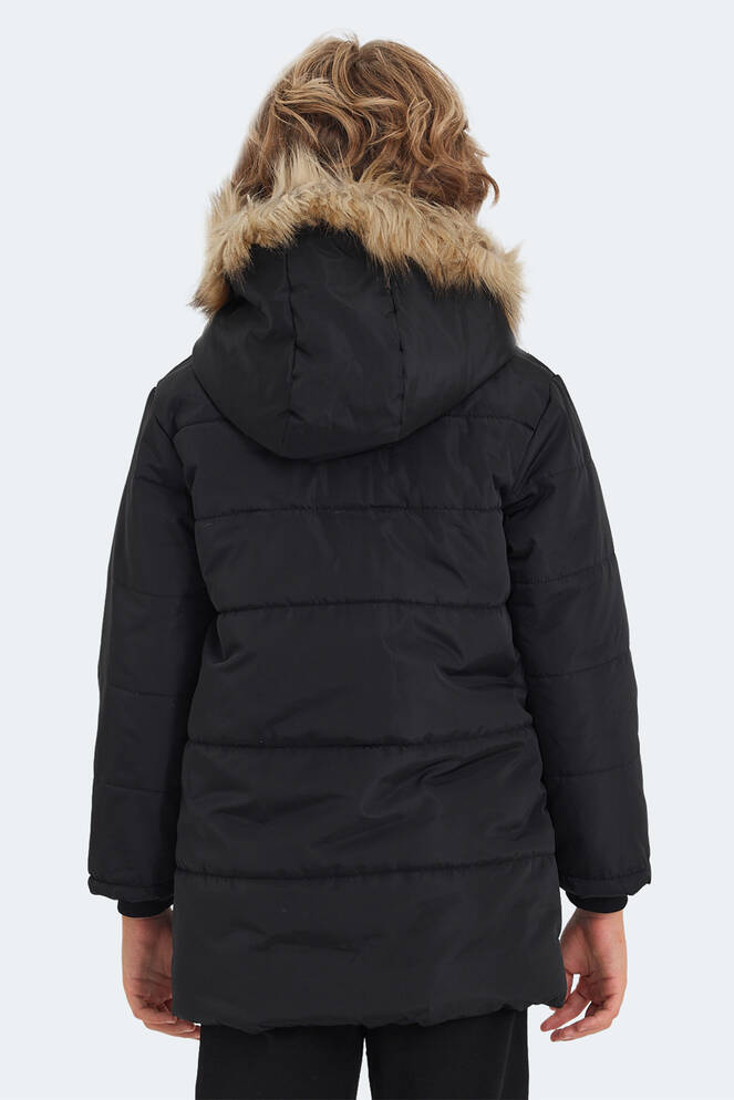 Slazenger CAMELIA Unisex Çocuk Mont & Ceket Siyah