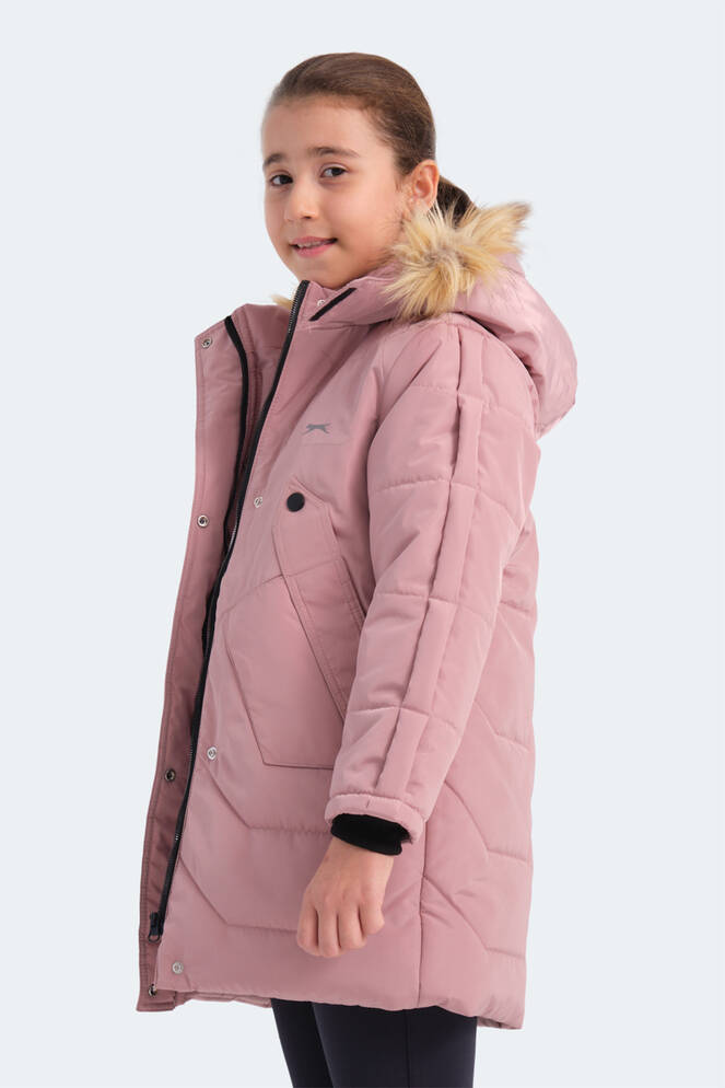 Slazenger CAMRON Girls' Coat & Jacket Powder