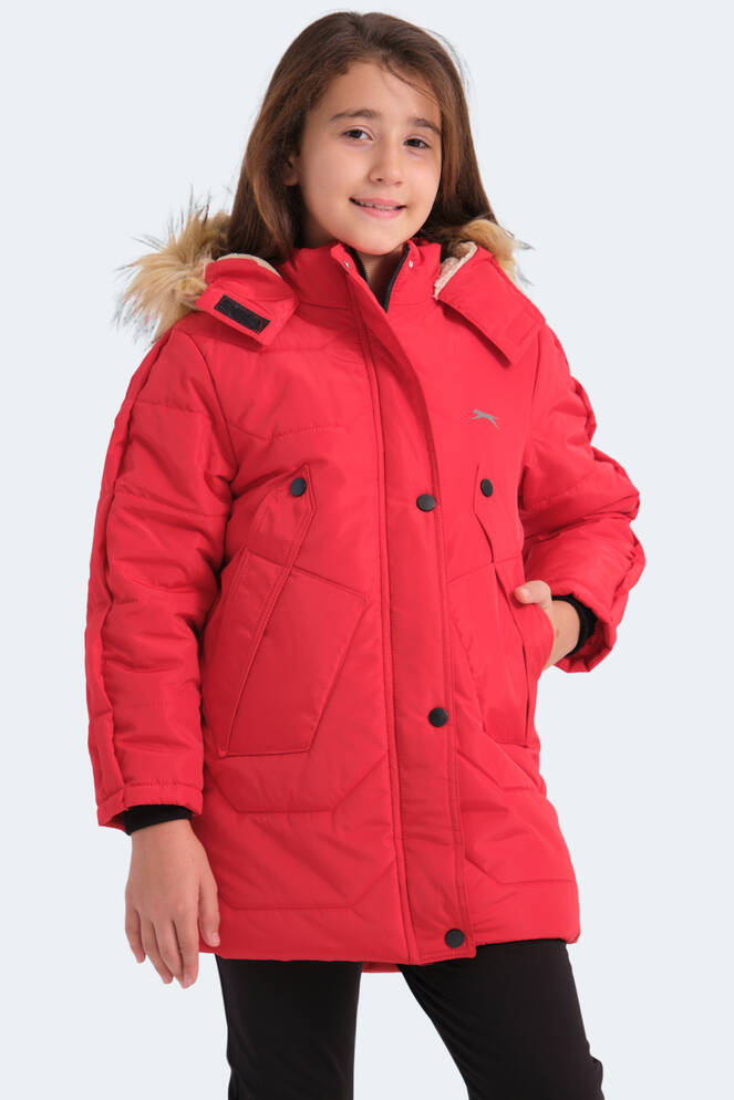 Slazenger CAMRON Kız Çocuk Mont & Ceket Kırmızı