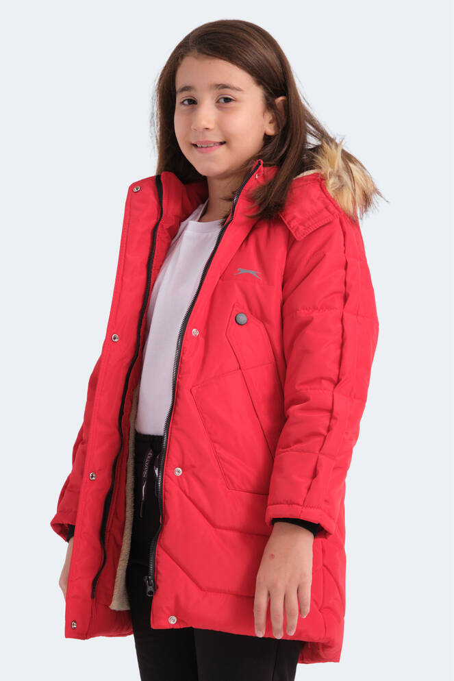 Slazenger CAMRON Kız Çocuk Mont & Ceket Kırmızı