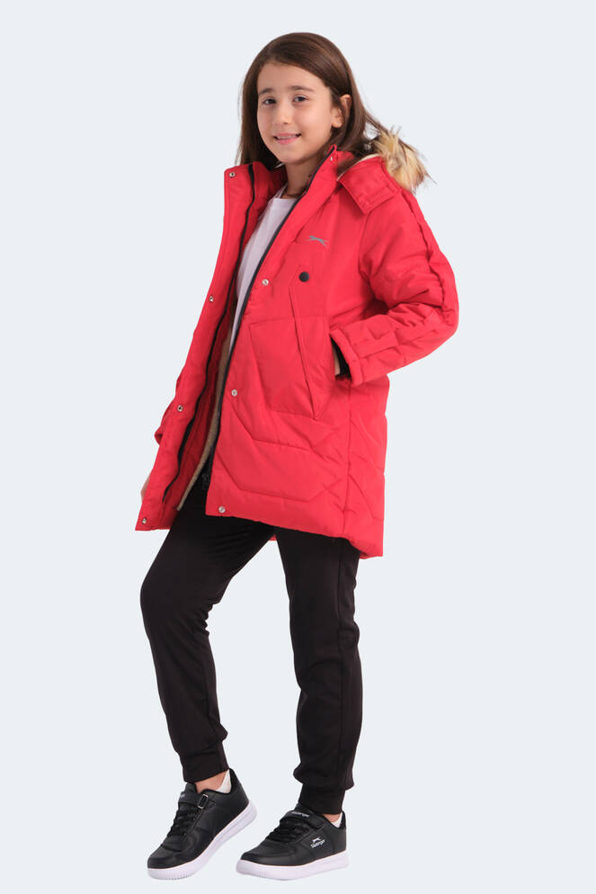 Slazenger CAMRON Kız Çocuk Mont & Ceket Kırmızı