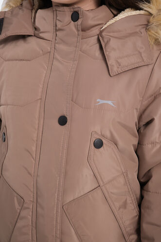 Slazenger CAMRON Unisex Çocuk Mont & Ceket Bej - Thumbnail