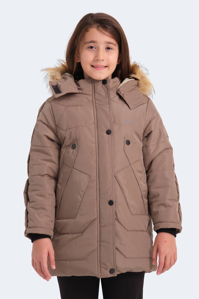 Slazenger CAMRON Unisex Çocuk Mont & Ceket Bej