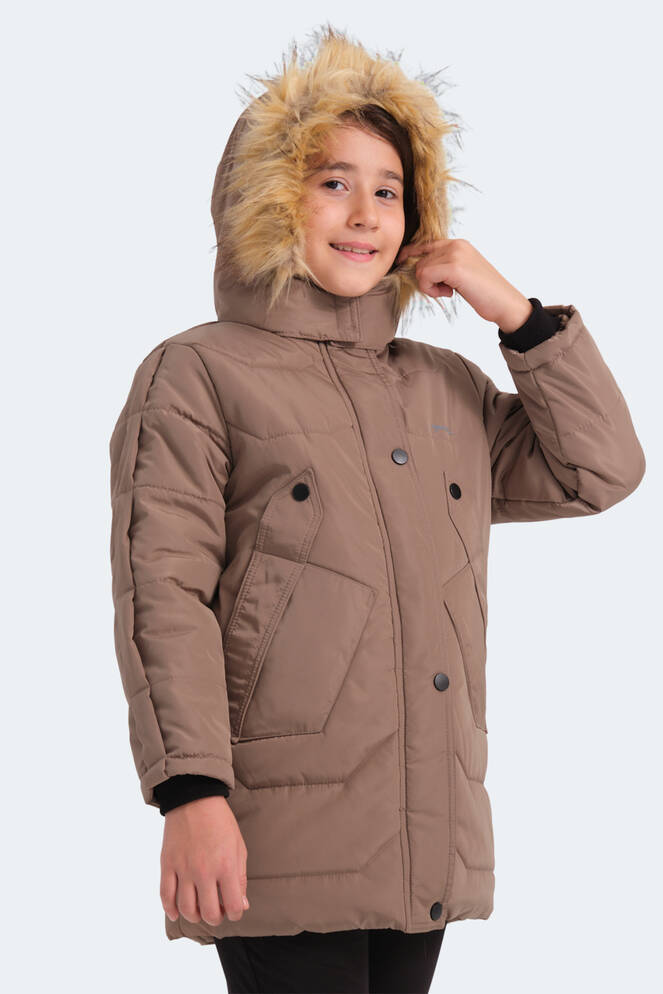Slazenger CAMRON Unisex Kids Coat & Jacket Beige