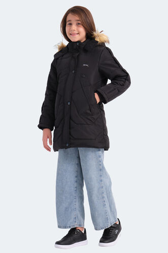 Slazenger CAMRON Unisex Kids Coat & Jacket Black - Thumbnail