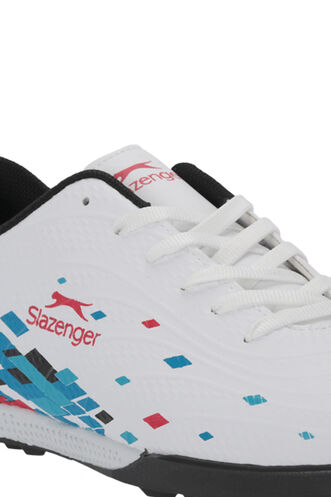 Slazenger CANARIA Erkek Halı Saha Beyaz Futbol Ayakkabısı - Thumbnail