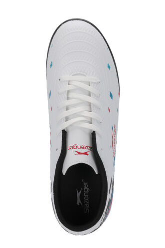 Slazenger CANARIA Erkek Halı Saha Beyaz Futbol Ayakkabısı - Thumbnail