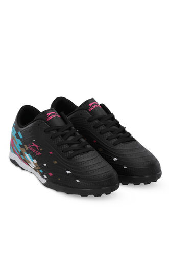 Slazenger CANARIA Erkek Halı Saha Siyah Futbol Ayakkabısı - Thumbnail