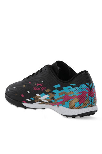 Slazenger CANARIA Erkek Halı Saha Siyah Futbol Ayakkabısı - Thumbnail