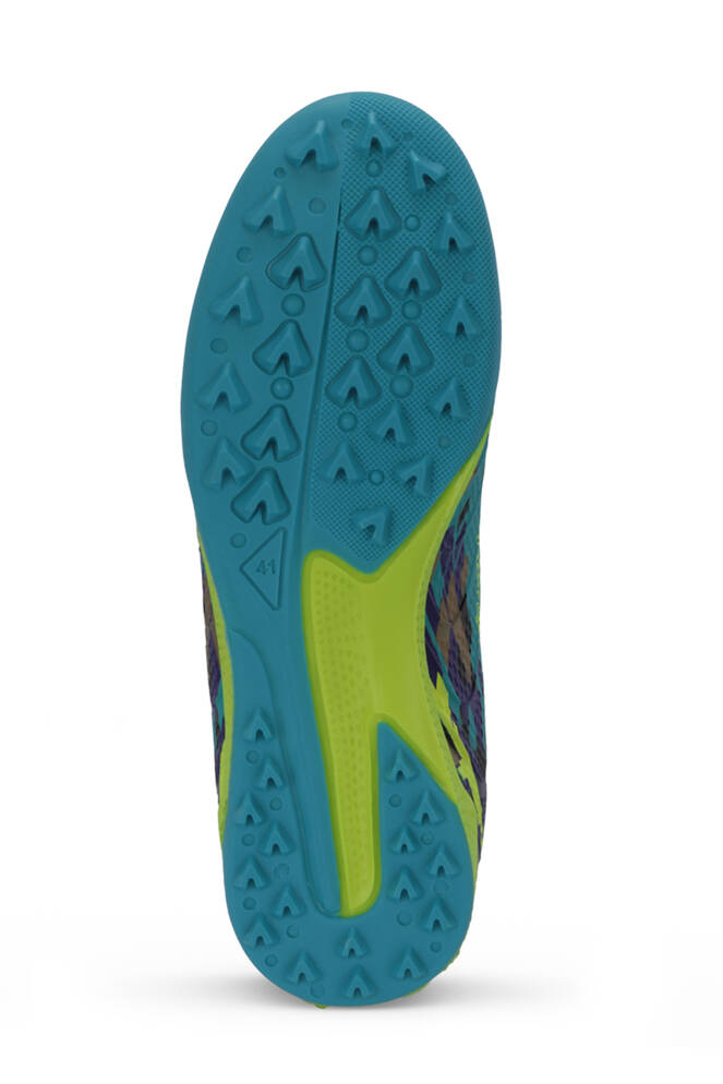 Slazenger CANARIA Erkek Halı Saha Turkuaz Futbol Ayakkabısı