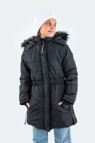 Slazenger CANDY Girls' Coat Black - Thumbnail