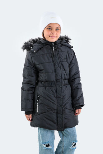 Slazenger CANDY Girls' Coat Black - Thumbnail