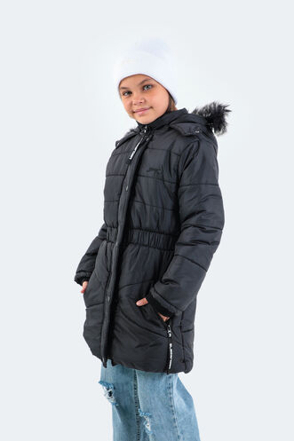 Slazenger CANDY Girls' Coat Black - Thumbnail