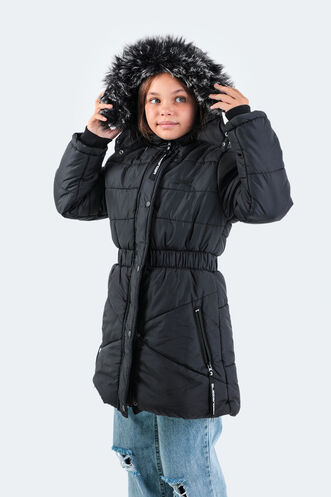 Slazenger CANDY Girls' Coat Black - Thumbnail