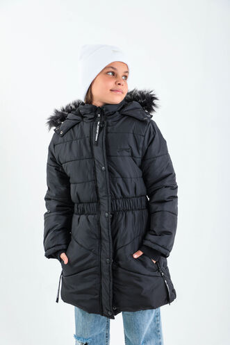 Slazenger CANDY Girls' Coat Black - Thumbnail