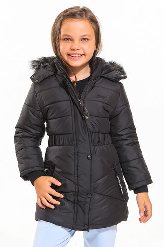 Slazenger CANDY Girls' Coat Black - Thumbnail