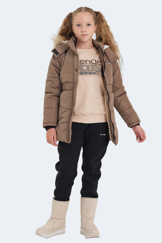 Slazenger CANDY Kız Çocuk Palto & Ceket Bej