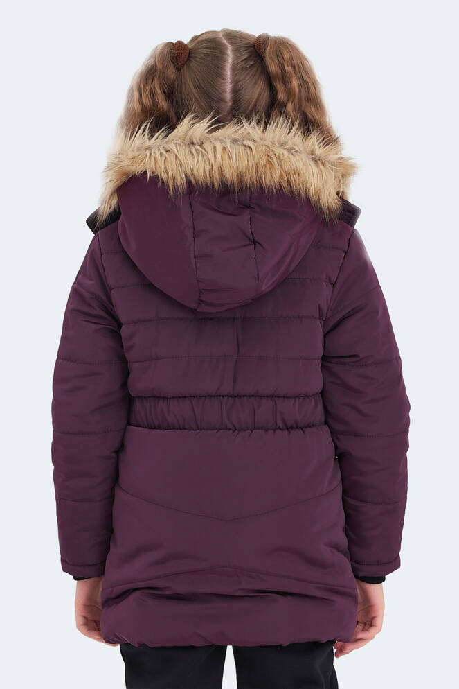 Slazenger CANDY Kız Çocuk Palto & Ceket Mor