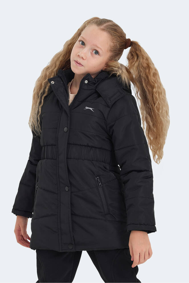 Slazenger CANDY Kız Çocuk Palto & Ceket Siyah