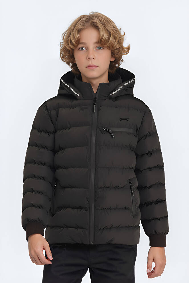 Slazenger CAPTAIN NEW Unisex Çocuk Mont & Kaban Siyah