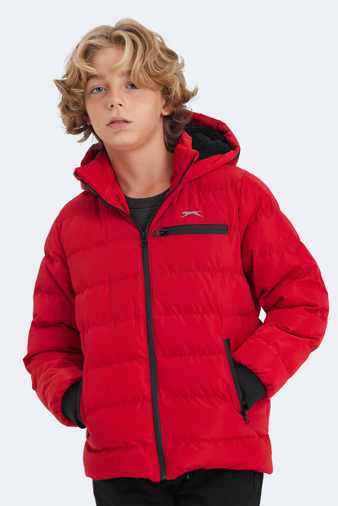 Slazenger CAPTAIN Unisex Çocuk Palto & Ceket Kırmızı