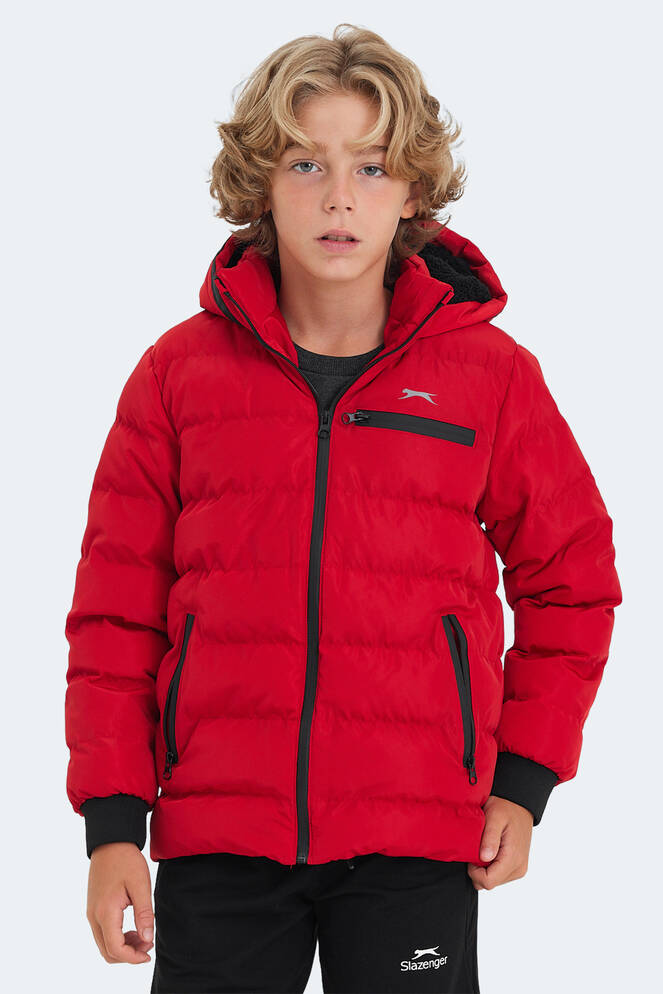 Slazenger CAPTAIN Unisex Çocuk Palto & Ceket Kırmızı