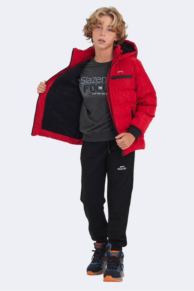 Slazenger CAPTAIN Unisex Çocuk Palto & Ceket Kırmızı