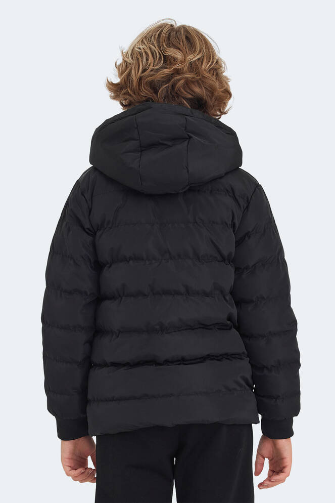 Slazenger CAPTAIN Unisex Çocuk Palto & Ceket Siyah