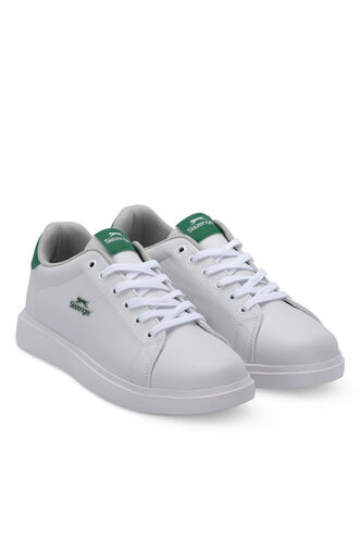 Slazenger CARLEONE Erkek Sneaker Ayakkabı Beyaz - Yeşil - Thumbnail