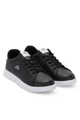 Slazenger CARLEONE Erkek Sneaker Ayakkabı Siyah - Beyaz - Thumbnail