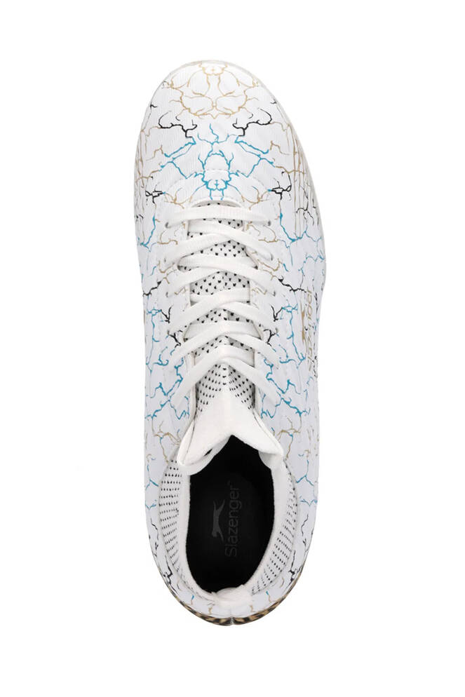 Slazenger CORNER HS Erkek Halı Saha Beyaz / Mavi Futbol Ayakkabısı