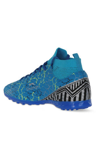 Slazenger CORNER HS Erkek Halı Saha Saks Mavi Futbol Ayakkabısı - Thumbnail