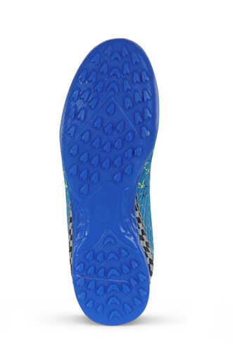 Slazenger CORNER HS Erkek Halı Saha Saks Mavi Futbol Ayakkabısı - Thumbnail