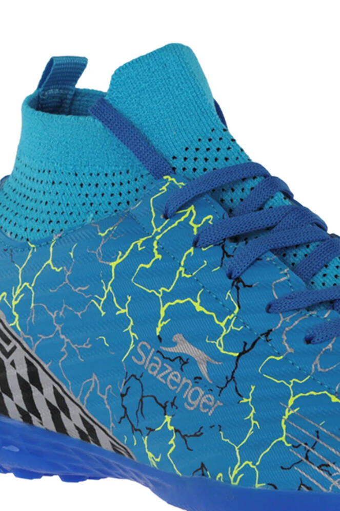 Slazenger CORNER HS Erkek Halı Saha Saks Mavi Futbol Ayakkabısı