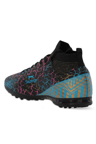 Slazenger CORNER HS Erkek Halı Saha Siyah Futbol Ayakkabısı - Thumbnail