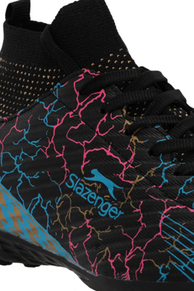 Slazenger CORNER HS Erkek Halı Saha Siyah Futbol Ayakkabısı