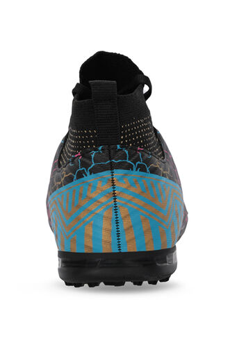 Slazenger CORNER HS Erkek Halı Saha Siyah Futbol Ayakkabısı - Thumbnail