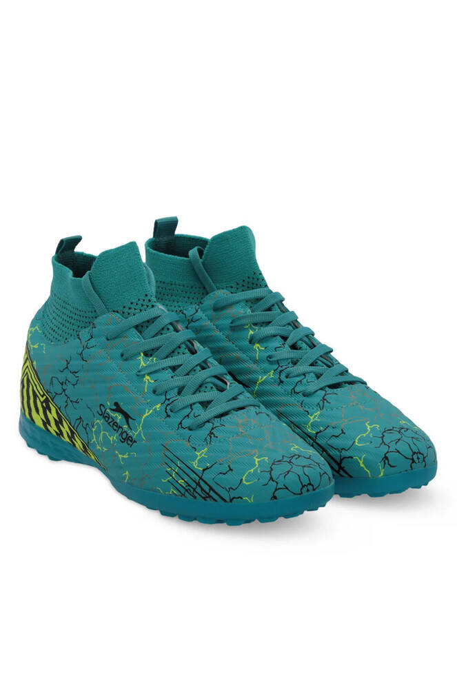 Slazenger CORNER HS Erkek Halı Saha Turkuaz Futbol Ayakkabısı