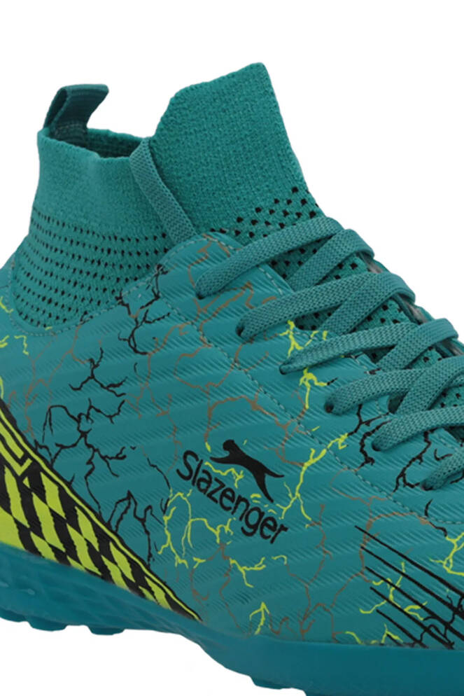 Slazenger CORNER HS Erkek Halı Saha Turkuaz Futbol Ayakkabısı