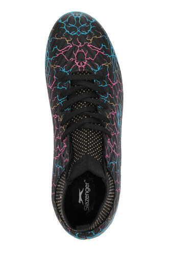 Slazenger CORNER KR Erkek Çocuk Krampon Siyah Futbol Ayakkabısı - Thumbnail