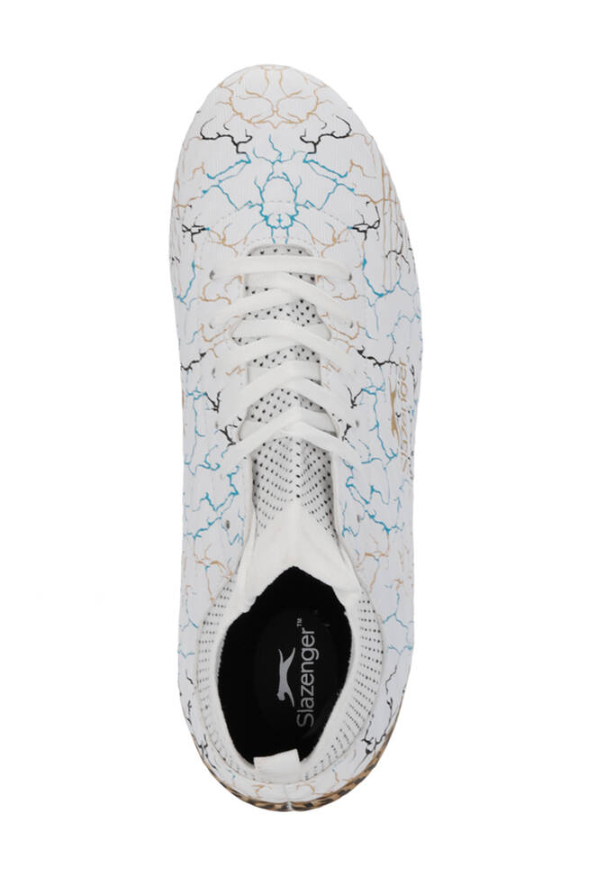 Slazenger CORNER KR Erkek Krampon Beyaz / Mavi Futbol Ayakkabısı